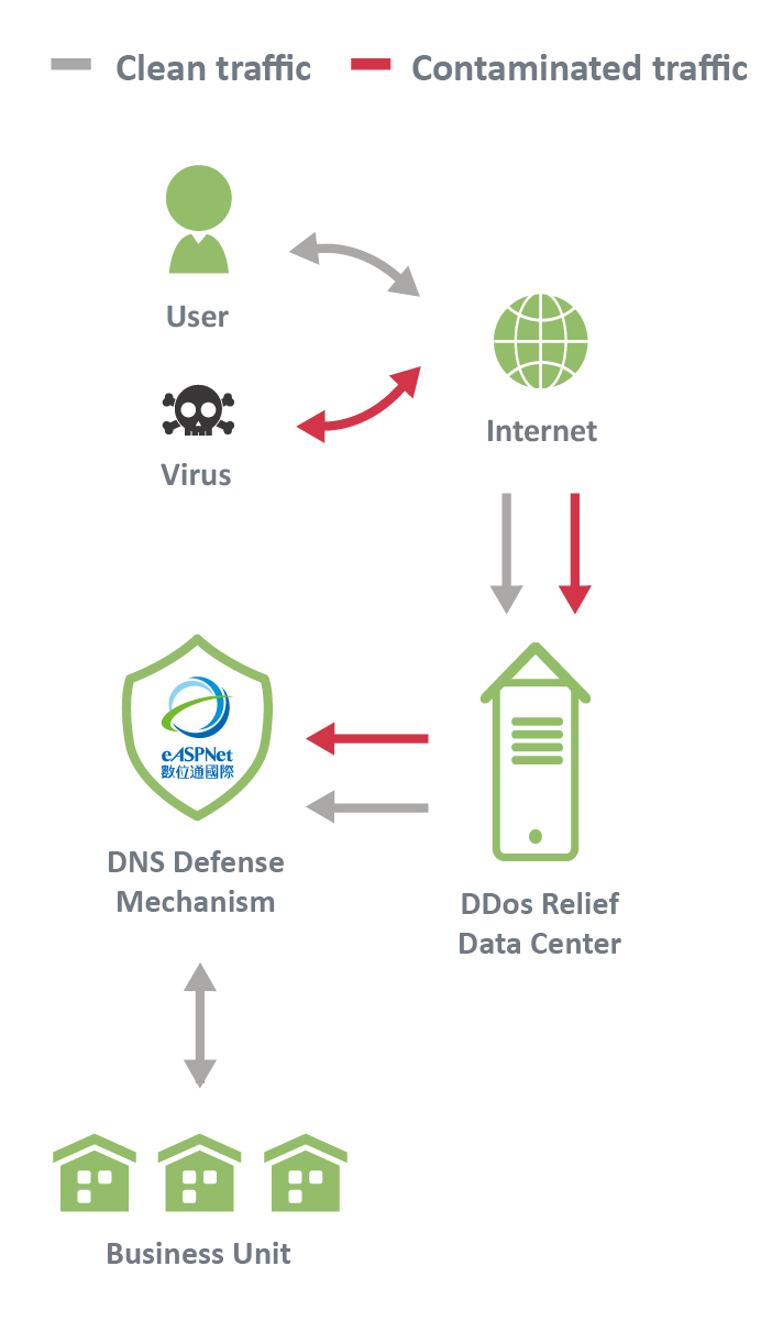 DNS DDoS eASPNet