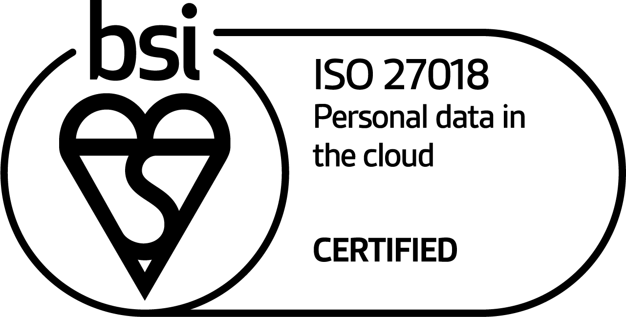BSI ISO 27018認證標章