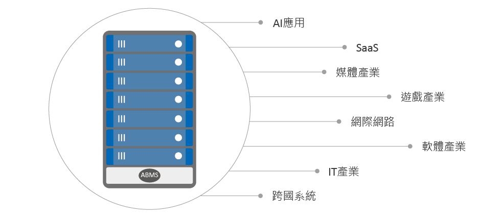 ABMS 應用產業 數位通國際